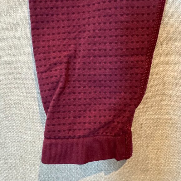 Gymshark Vital Seamless Leggings Maroon Red Size M High Waisted Workout Tights - Picture 5 of 10